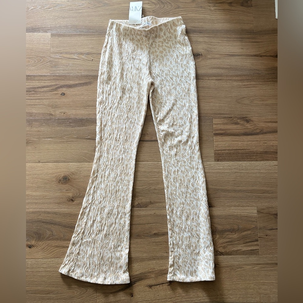 Zara Light Brown Patterned Fabric